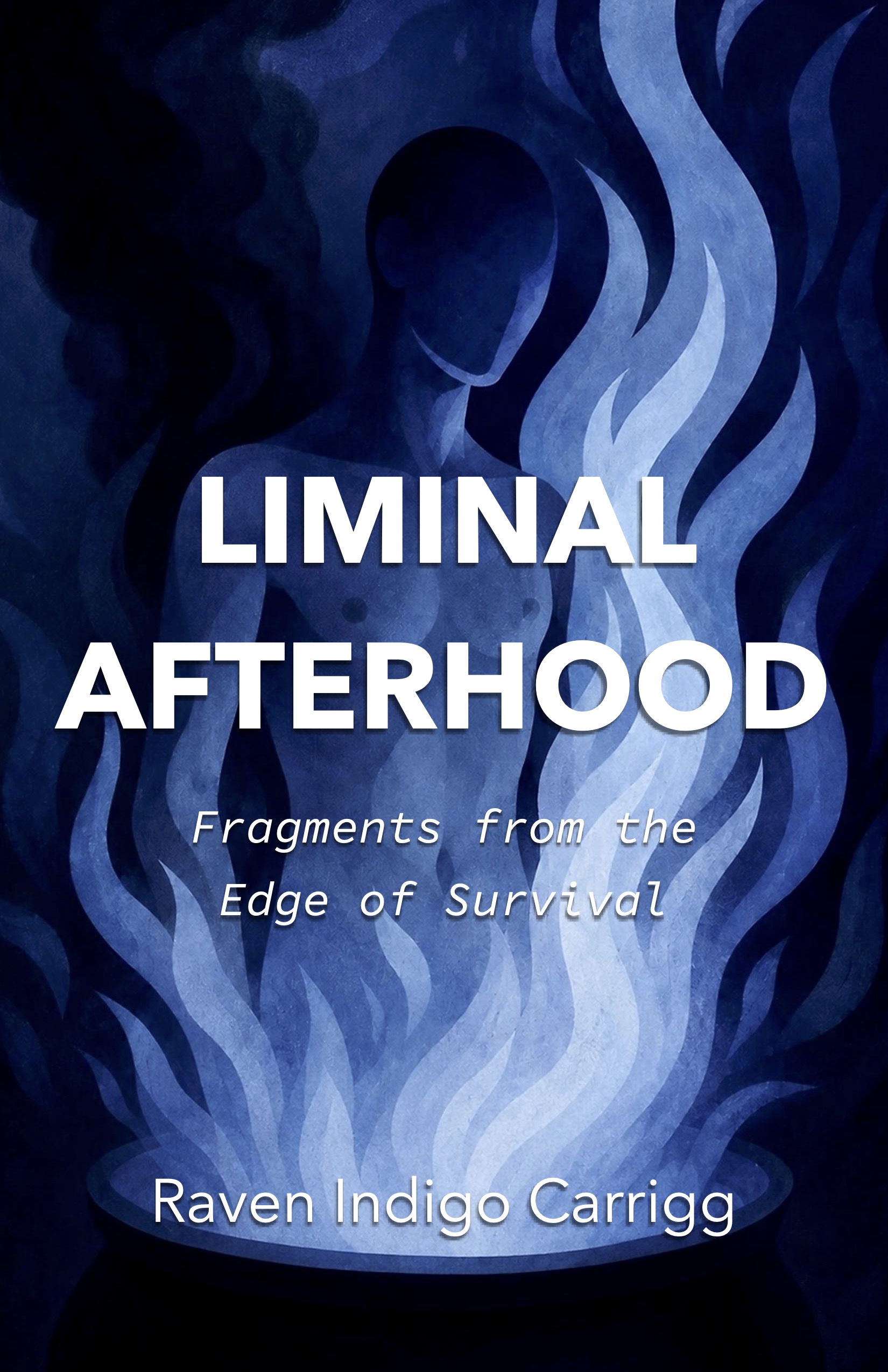 Cover of Liminal Afterhood: Fragments from the Edge of Survival by Raven Indigo Carrigg